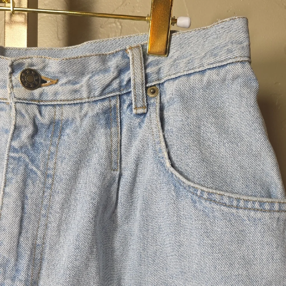 High Sierra Vintage Jorts 90s Denim Baggy Shorts High Waist 100% Cotton